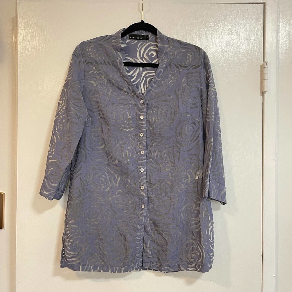 Cut loose button up shirt - Picture 5 of 5